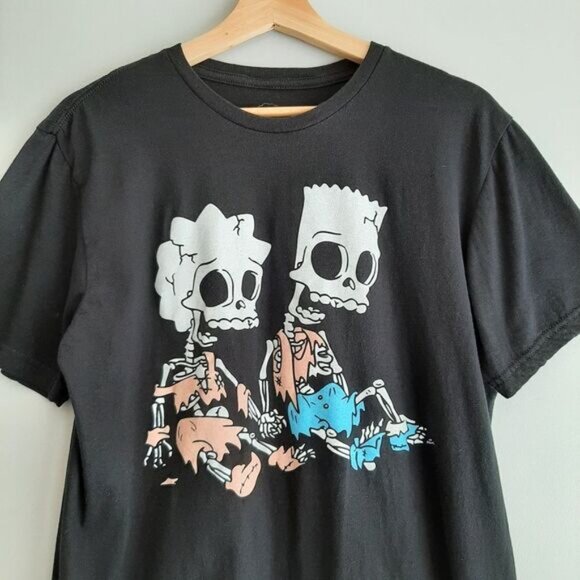 NEFF X The Simpsons | Skeleton Lisa & Bart Treehouse of Horror Halloween Sz M - Picture 2 of 7